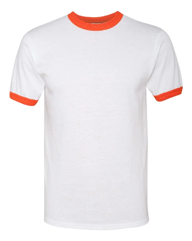 white/ orange