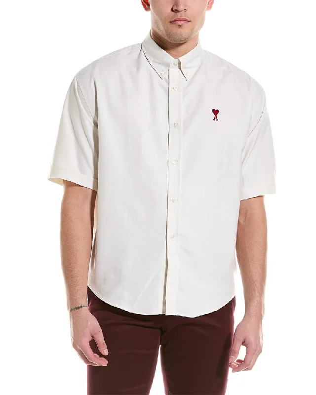 men's fashionable shirts for work -AMI PARIS Shirt