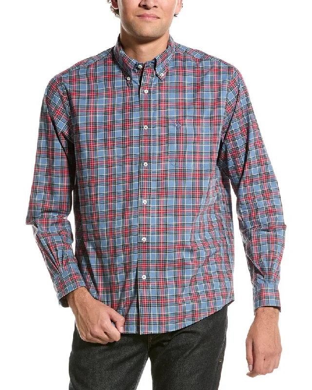 men's button-up shirts -Brooks Brothers Check Shirt