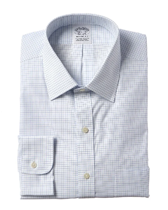 men's basic button-up shirts -Brooks Brothers Regent Fit Dress Shirt