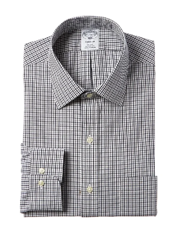 men's slim-fit shirts -Brooks Brothers Regular Dress Shirt