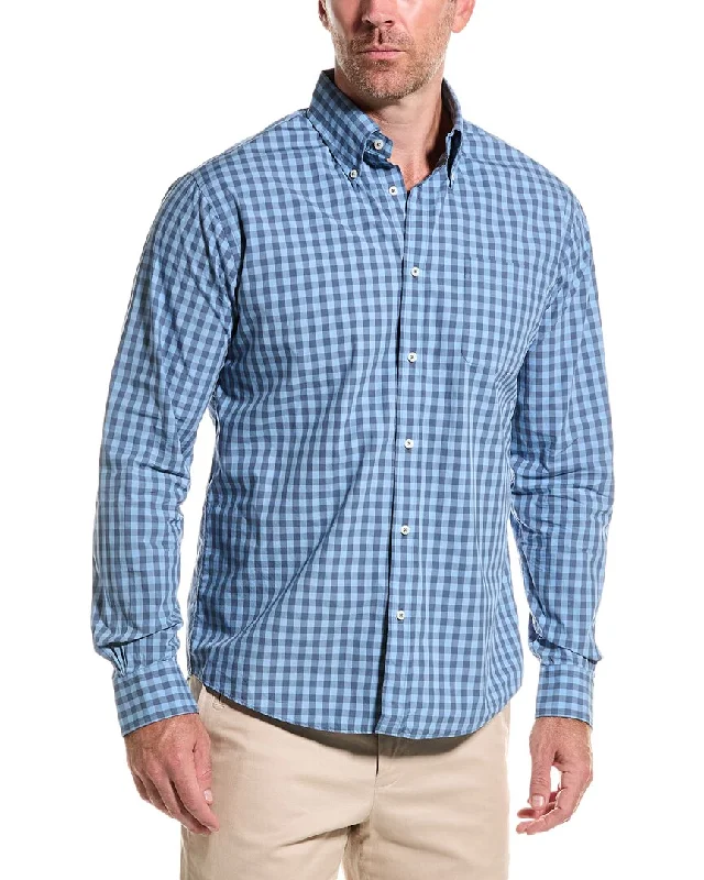 men's button-up shirts with patterns -Brooks Brothers Shirt