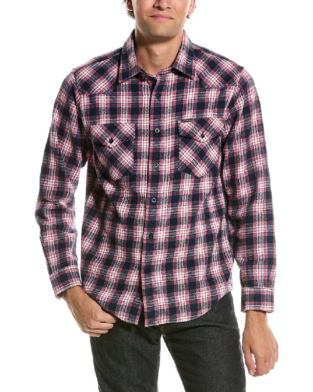 men's luxurious button-up shirts -Brooks Brothers Twill Western Shirt