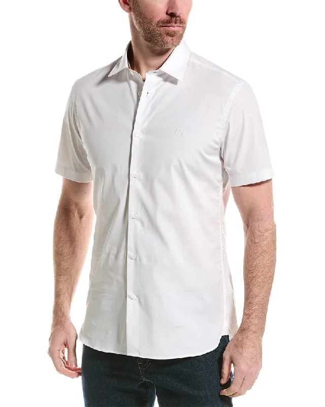 men's relaxed office shirts -Burberry Woven Shirt