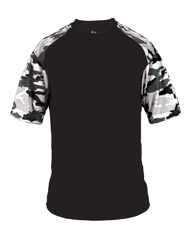 black/ white camo