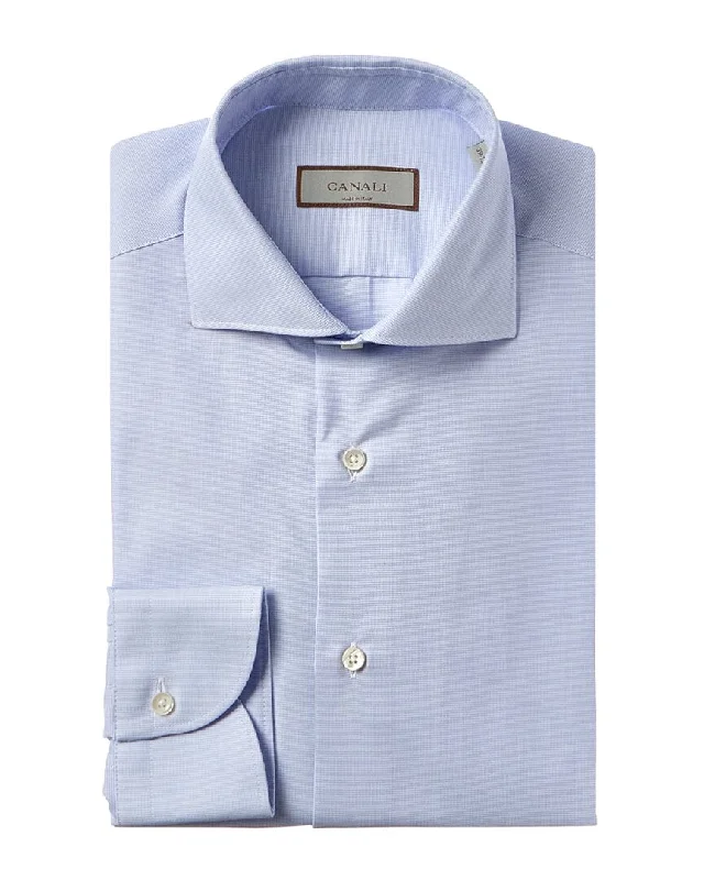 men's classic button-up shirts -Canali Dress Shirt