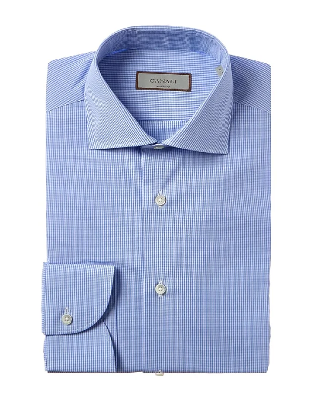 men's casual shirt styles -Canali Dress Shirt