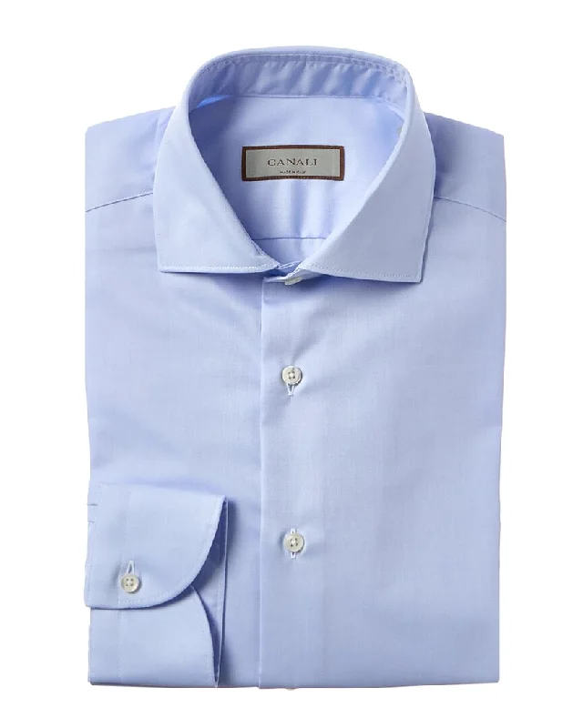 men's comfortable dress shirts -Canali Dress Shirt