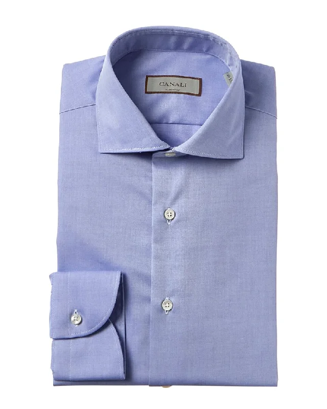 men's custom-tailored shirts -Canali Dress Shirt