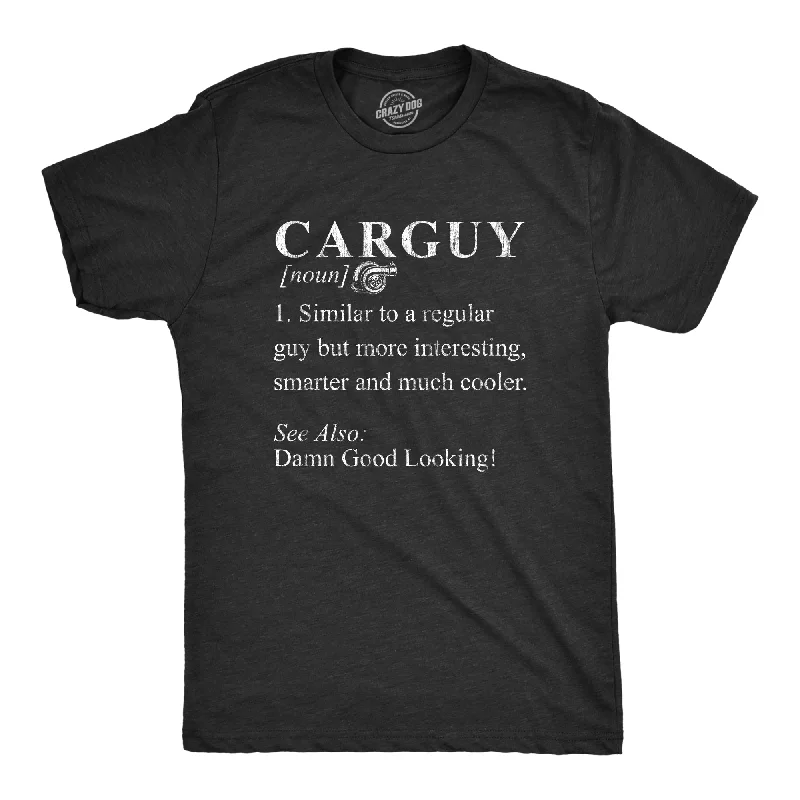 men's colorful t-shirts -Car Guy Definition Men's T Shirt