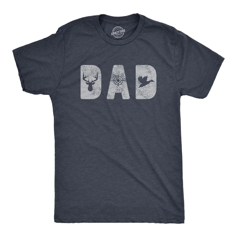 men's comfortable t-shirts -Dad Hunting Men's T Shirt