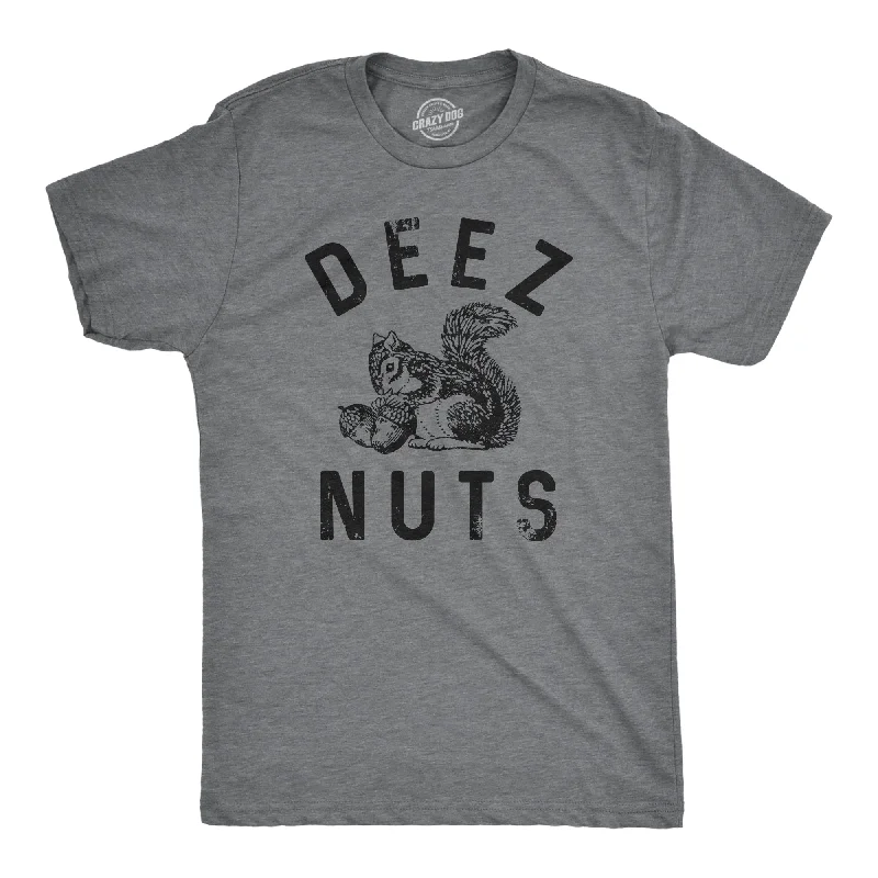 men's eco-friendly t-shirts -Deez Nuts Squirrel Men's T Shirt