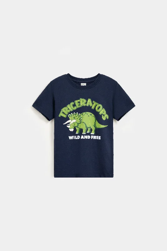 men's minimalist t-shirts -Dino Graphic T-Shirt