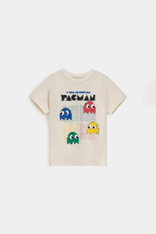 men's graphic print t-shirts -Pac Man Graphic T-Shirt