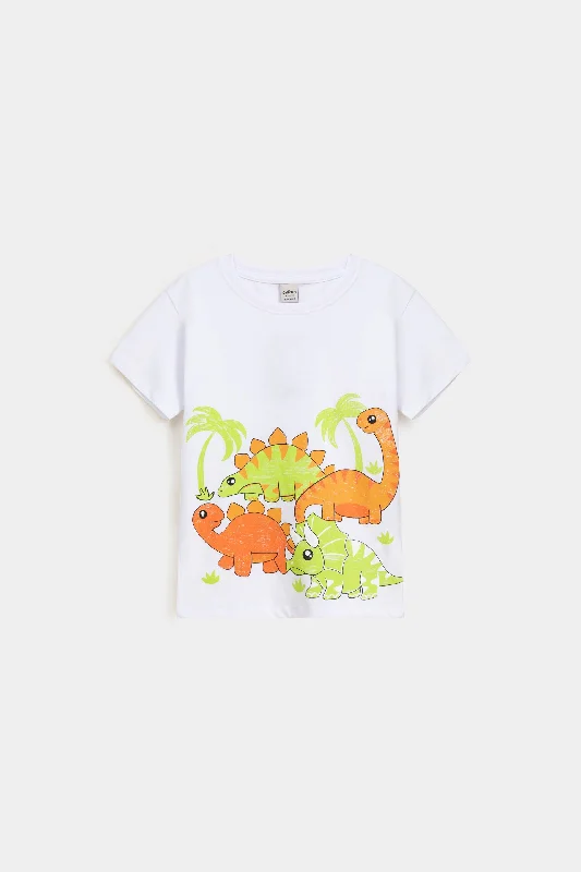 classic t-shirts for men -Dino Adventure Graphic T-Shirt