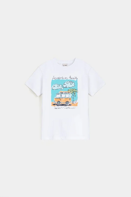 men's fun print t-shirts -Summer Graphic T-Shirt