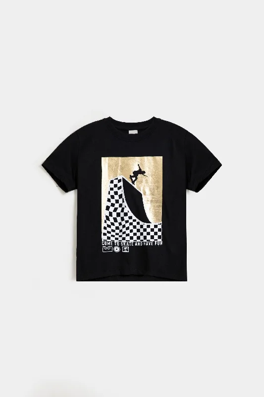 trendy t-shirts for men -Skating Graphic T-Shirt