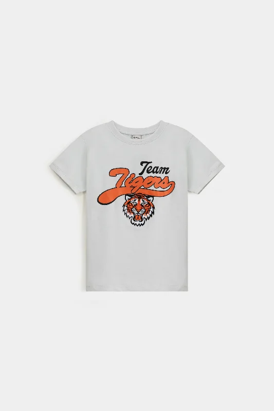 men's vintage print t-shirts -Team Tigers Graphic T-Shirt