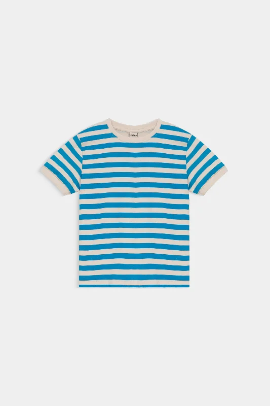 men's cool print t-shirts -Striped Ringer T-Shirt