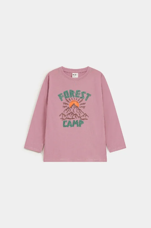 men's modern fit t-shirts -Forest Camp Graphic T-Shirt