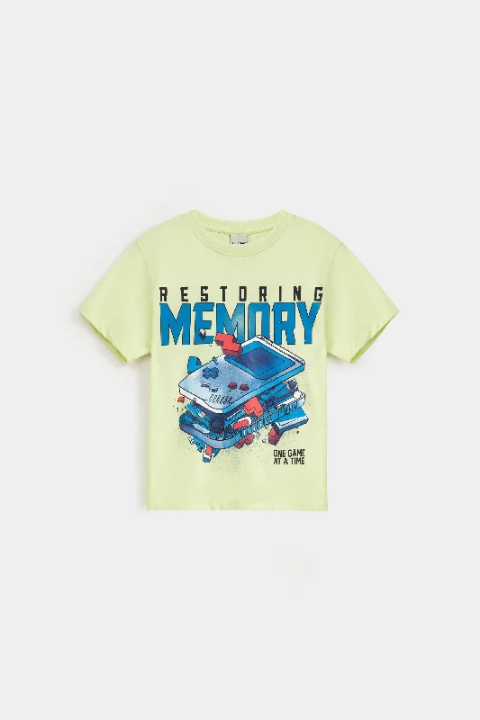 men's vintage print t-shirts -Restoring Memory Graphic T-SHIRT