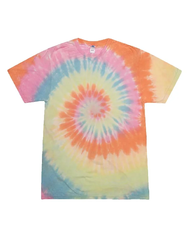 men's oversized t-shirts -Festival Tie-Dyed Burnout T-Shirt