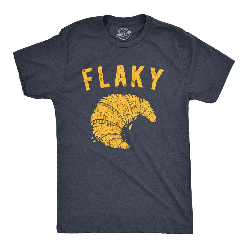 men's colorful graphic t-shirts -Flaky Men's T Shirt