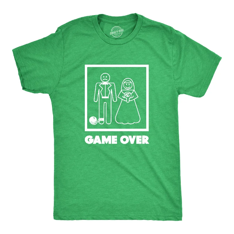 men's seasonal graphic t-shirts -Game Over Men's T Shirt