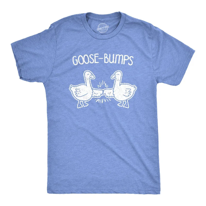 men's funny graphic t-shirts -Goose-Bumps Men's T Shirt