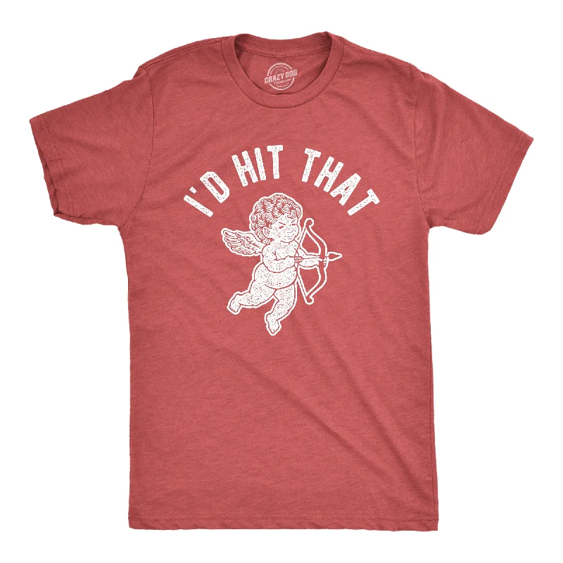 men's eco-friendly t-shirts -I'd Hit That Cupid Men's T Shirt