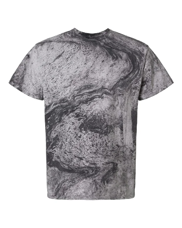 men's funny graphic t-shirts -Marble Tie-Dyed T-Shirt