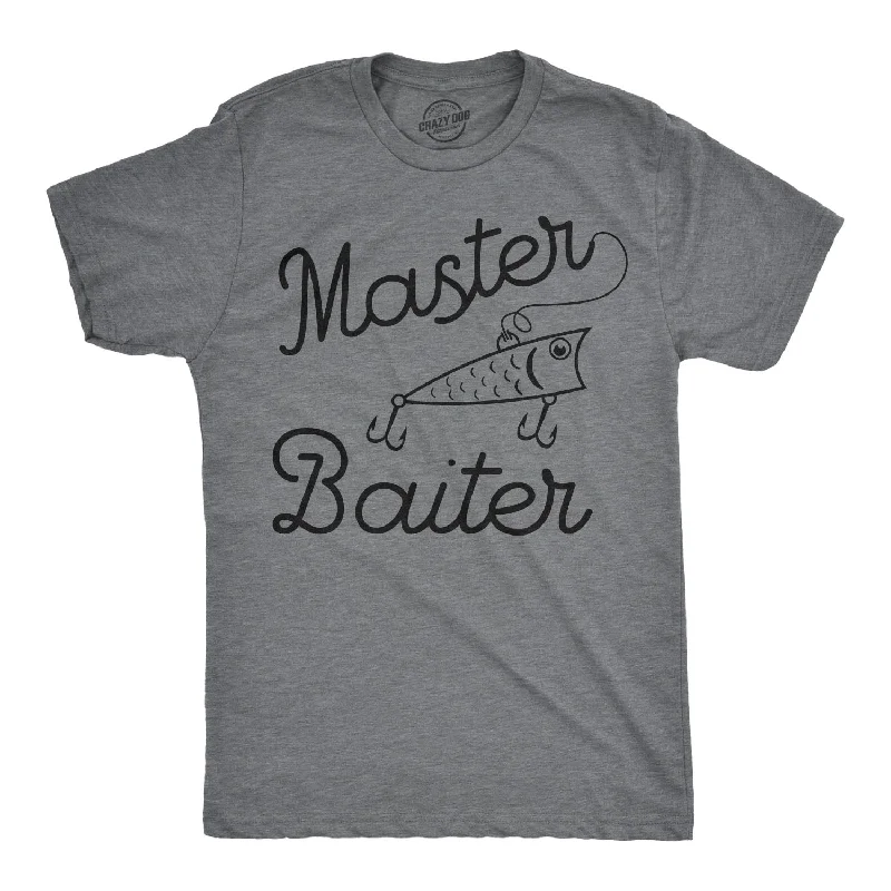 men's casual wear t-shirts -Master Baiter Men's T Shirt