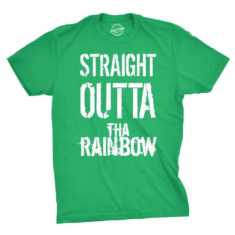 men's stylish t-shirts -Straight Outta The Rainbow Men's T Shirt