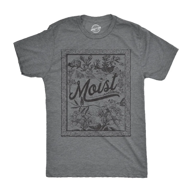 men's cool print t-shirts -Moist Men's T Shirt