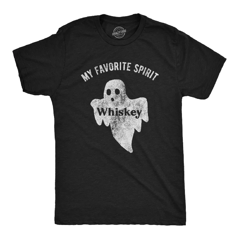 men's comfort t-shirts -My Favorite Spirit Whiskey Men's T Shirt