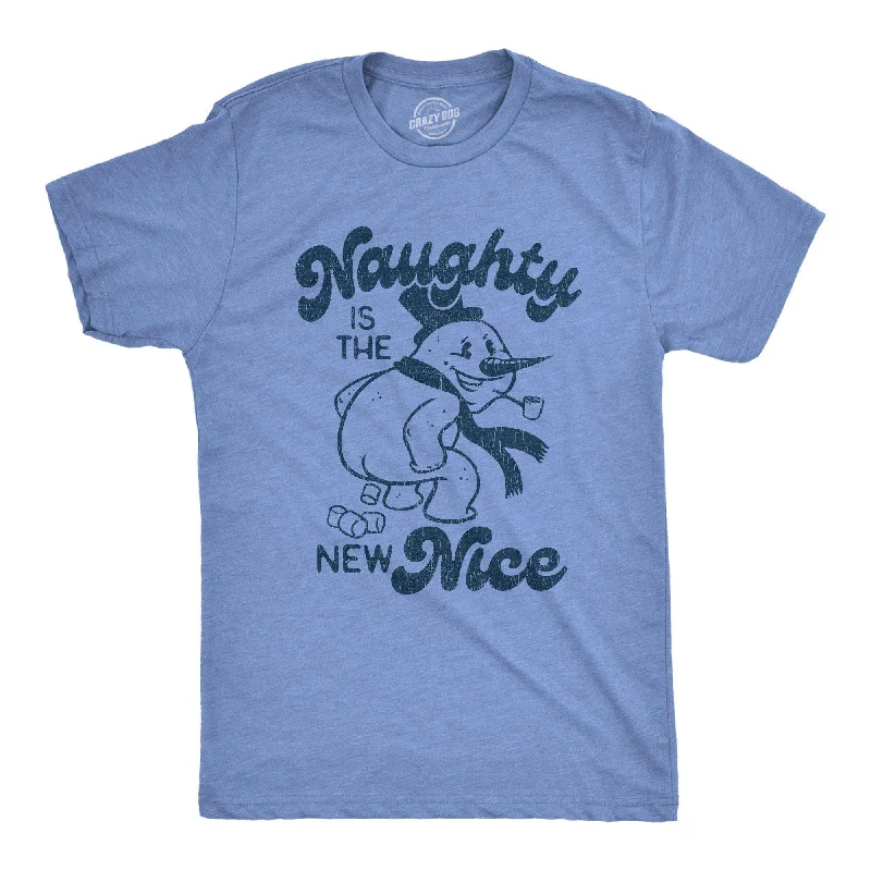 men's personalized t-shirts -Naughty Is The New Nice Men's T Shirt