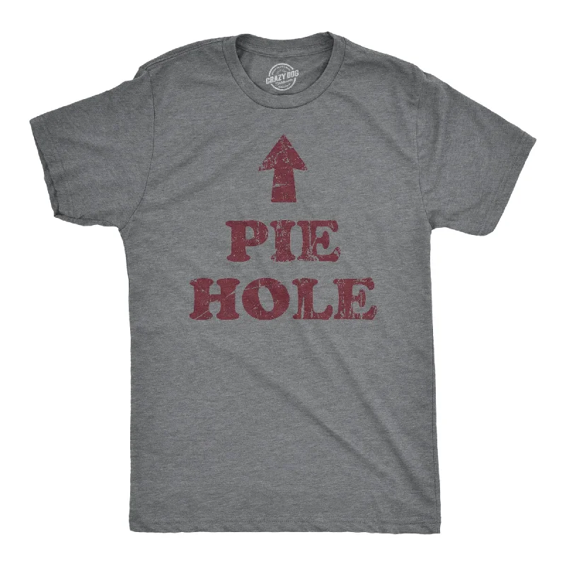 men's t-shirts for layering -Pie Hole Men's T Shirt