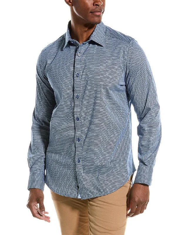 men's casual shirts for summer -Robert Graham Liotta Classic Fit Shirt