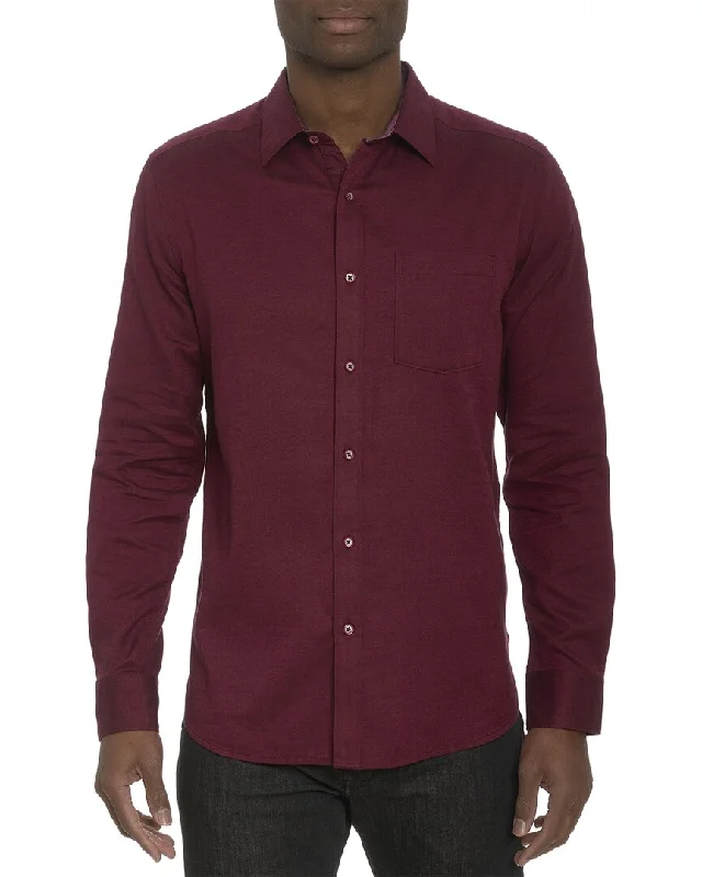 men's designer shirts -Robert Graham Santa Croce Woven Shirt