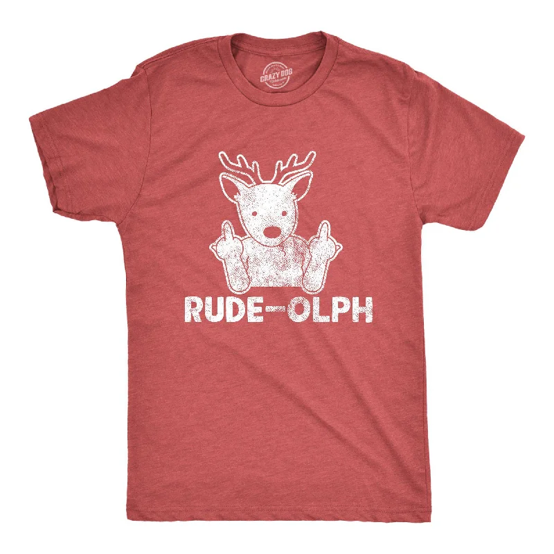 men's workout t-shirts -Rude-olph Men's T Shirt