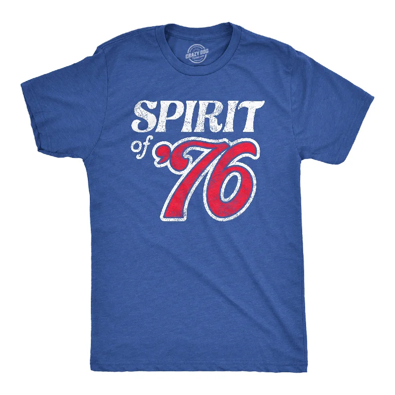 men's funny graphic t-shirts -Spirit Of 76 Men's T Shirt