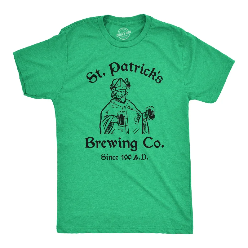 men's bold graphic t-shirts -St Patricks Brewing Co Men's T Shirt