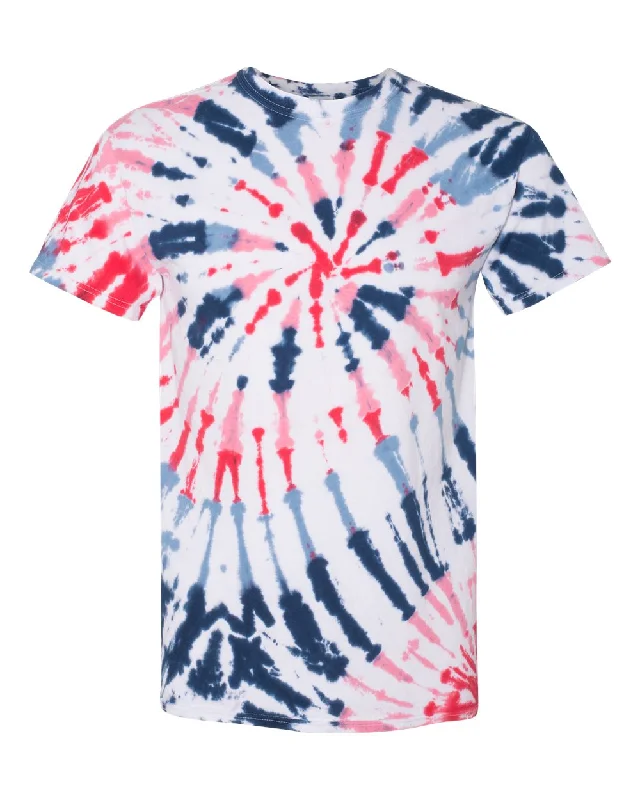 men's cotton blend t-shirts -Summer Camp Tie-Dyed T-Shirt