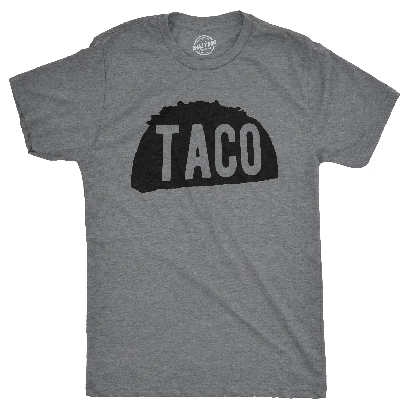 men's t-shirts for layering -Taco Men's T Shirt