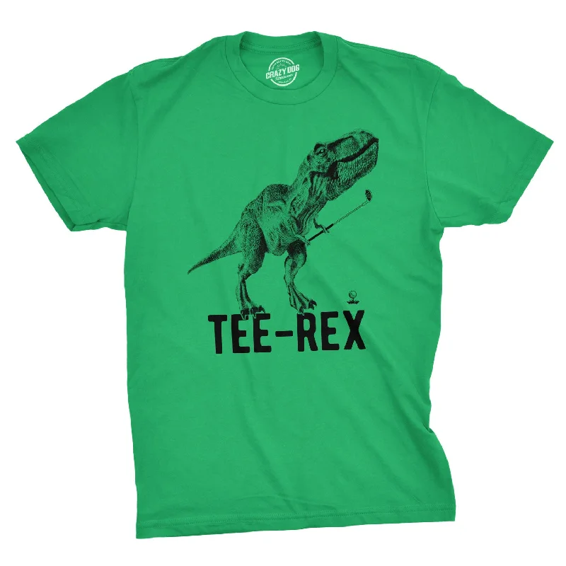 men's crewneck t-shirts -Tee Rex Men's T Shirt