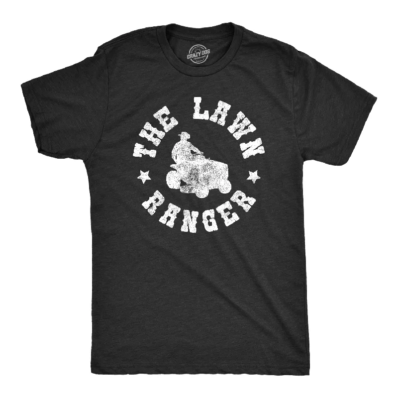 men's vintage graphic tee shirts -The Lawn Ranger Men's T Shirt