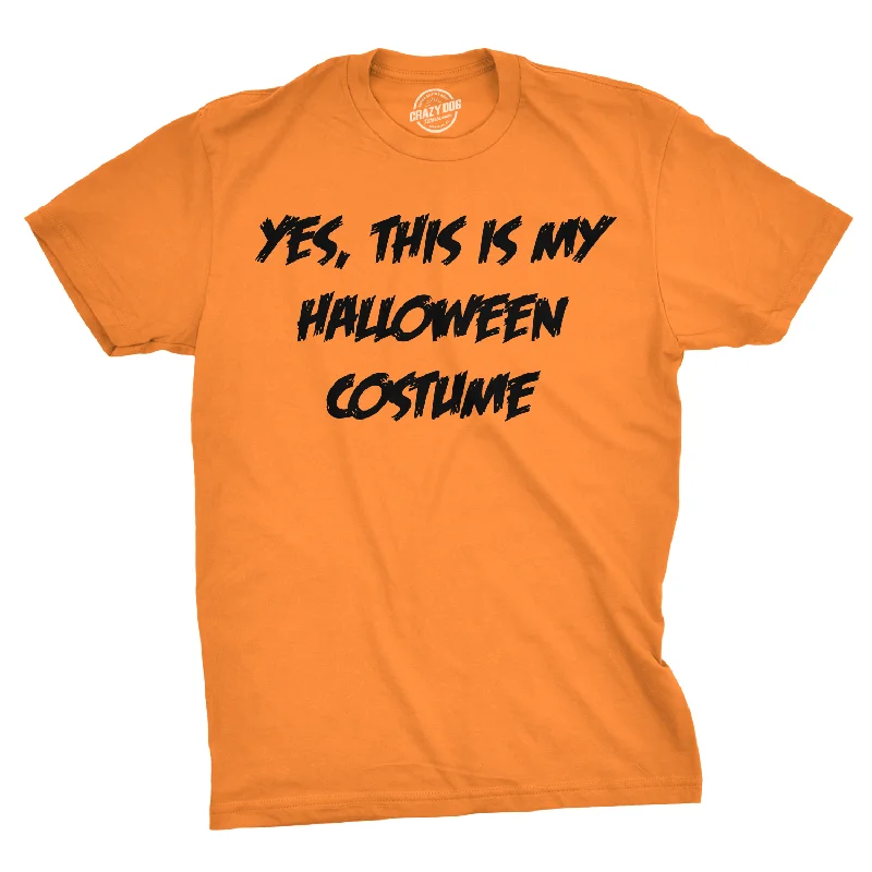 trendy graphic tees for men -This Is My Halloween Costume Men's T Shirt