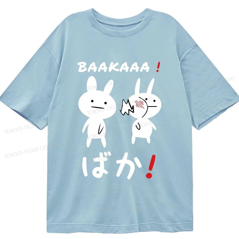 men's summer t-shirts -Tokyo-Tiger Anime Baka Manga Slap Classic T-Shirt