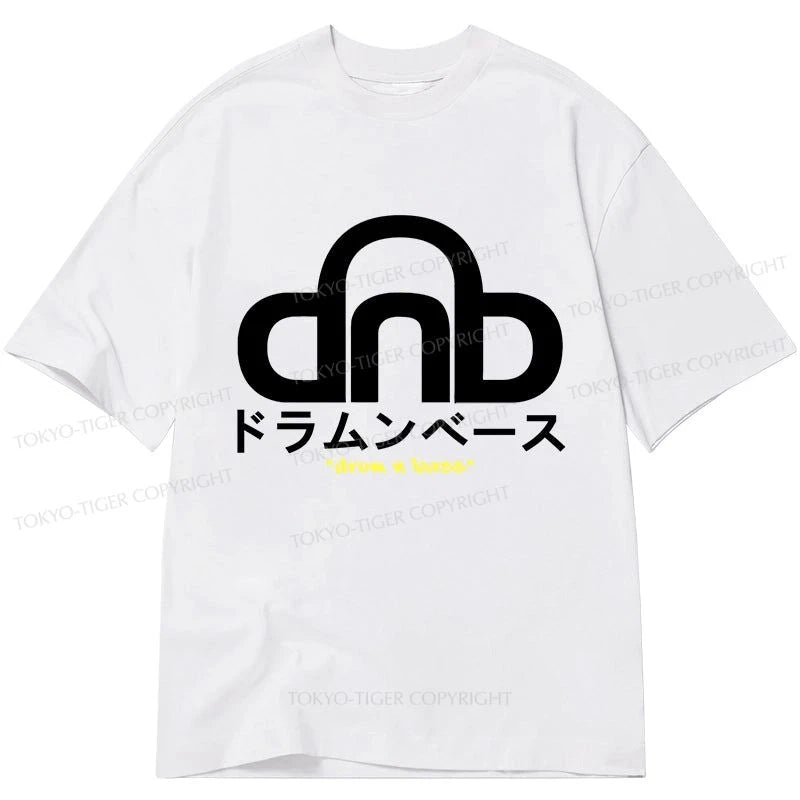 men's short-sleeve slim fit t-shirts -Tokyo-Tiger DNB Japan Classic T-Shirt