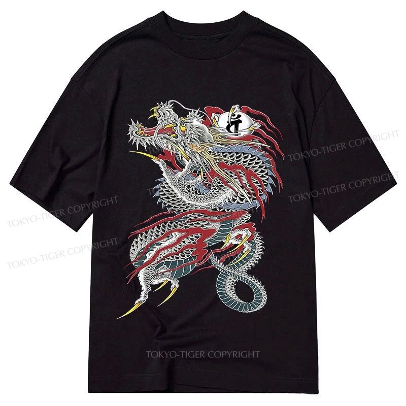 men's t-shirts with cool quotes -Tokyo-Tiger Dragon of Dojima Classic T-Shirt